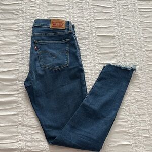 Levi's Women's Dark Ankle Blue Jeans